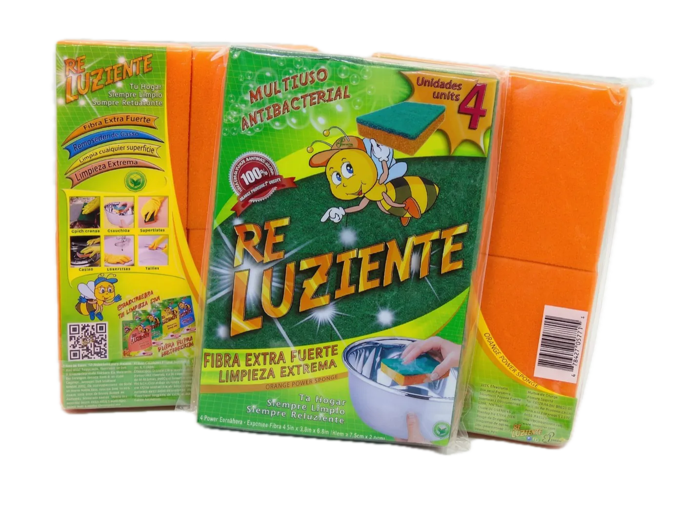 Packs de Esponja Multiuso Reluziente